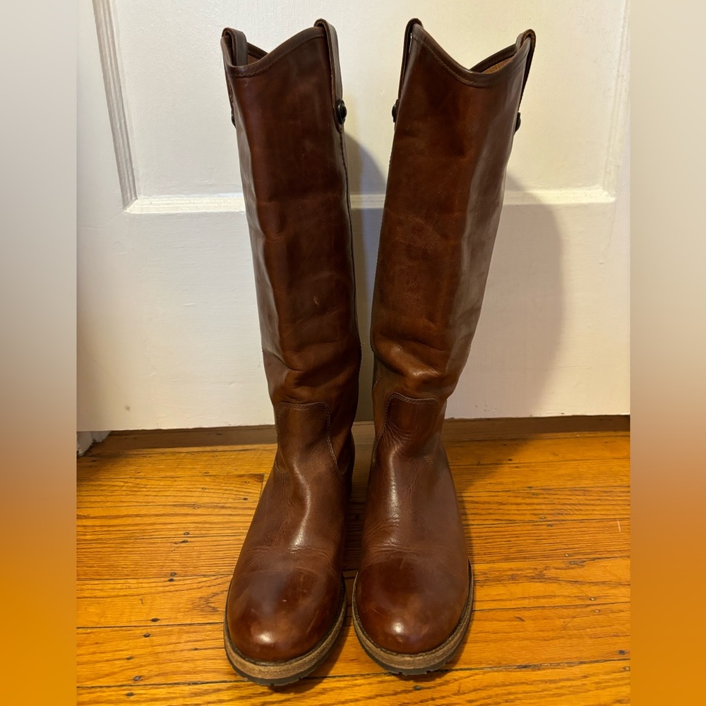 Frye Melissa Button 2 tall leather boots